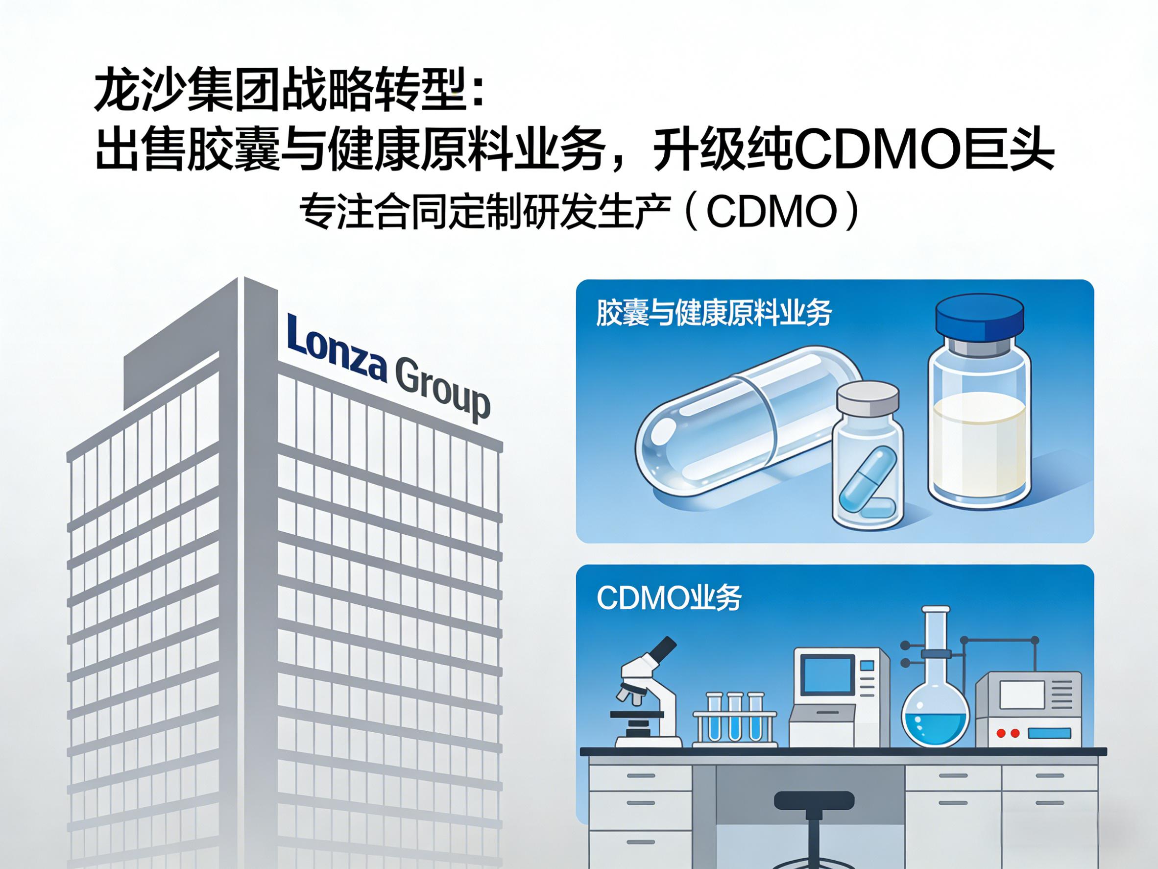 30 亿美元收官非核心业务剥离 龙沙终成纯 CDMO 巨头